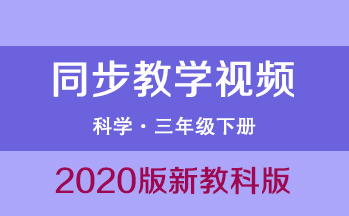 教科版三年級下冊科學同步教學視頻（共5套打包）