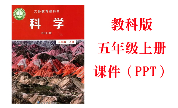 2021新教科版五年級上冊科學課件（含視頻素材）（共29套打包）