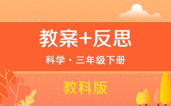 教科版三年級下冊科學（教案+反思）（共24套打包）