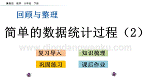 冀教版六年級下冊數(shù)學(xué) 6.3.2 簡單的數(shù)據(jù)統(tǒng)計過程(2) 教學(xué)課件