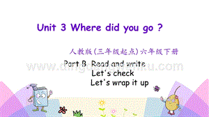 人教版PEP六年級下冊英語Unit3PartB第三課時PPT課件