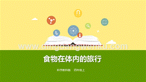 教科版四年級上冊科學4.5食物在體內的旅行 （PPT課件）
