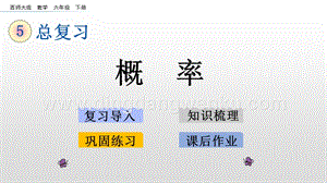 西師大版六年級下冊總復習3.2 概率 ppt課件.pptx