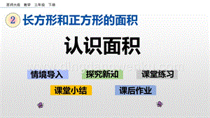 西師大版三年級下冊數(shù)學(xué)第二單元2.1 認(rèn)識面積 ppt課件.pptx