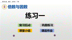 西師大版五年級下冊數學第一單元1.2 練習一 ppt課件.pptx