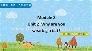 外研版小學英語六年級下冊Module 8 Unit2 ppt課件.pptx