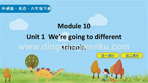 外研版小學英語六年級下冊Module10Unit1ppt課件.pptx