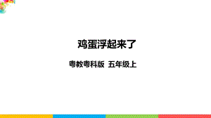 2020新粵教粵科版版五年級上冊科學2.10《雞蛋浮起來了》教學課件.pptx