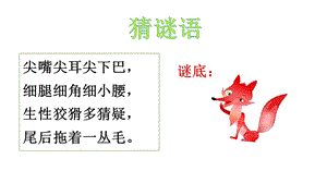 部編版二年級上冊語文《21 狐假虎威》公開課課件 安徽省任美霞老師-市級.pptx