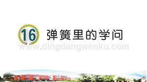 青島版小學(xué)科學(xué)三年級下冊16彈簧里的學(xué)問教學(xué)課件.ppt