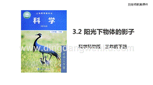 2020教科版三年級下冊科學3.2 陽光下物體的影子（課件）.ppt