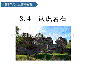 青島版（六三制）三年級上冊科學課件－第12課認識巖石(共13張PPT).pptx