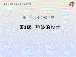 粵教粵科版六年級下冊科學(xué)課件第1課巧妙的設(shè)計(共13張PPT).pptx