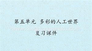 湘科版二年級下冊科學課件- 第五單元 多彩的人工世界 復習課件(共11張PPT).pptx