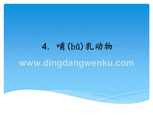 湘科版三年級(jí)上冊(cè)科學(xué)課件－2.4哺乳動(dòng)物(共16張PPT).ppt