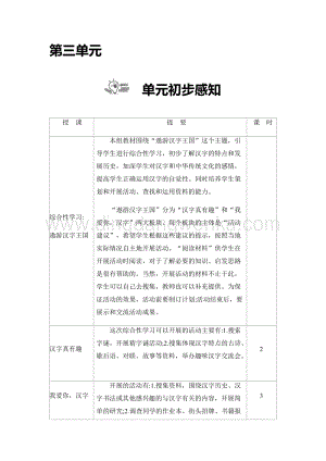 部編版五年級下冊語文第三單元教案.docx