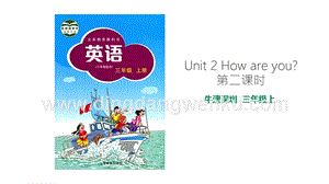 滬教牛津版三年級上冊英語Unit2 How are you 第2課時課件.ppt