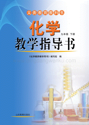 魯教版（六三學制）化學教師教學用書9年級下冊電子教參.pdf