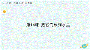 青島版一年級上冊科學14把它們放到水里【課件】.pptx