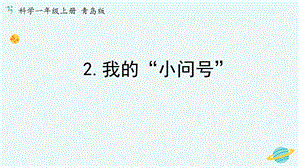 青島版一年級上冊科學第一單元第2課《我的“小問號”》【課件】.pptx