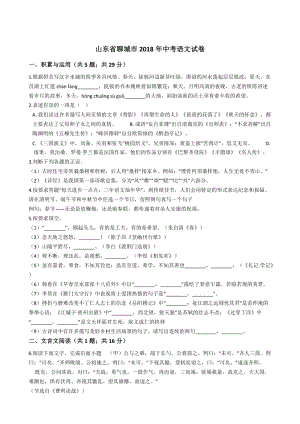 2018年山東省聊城市中考語文試卷.docx