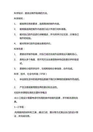 冀教版一年級上冊科學14科學擂臺貼畫大比拼優質教案（河北武老師省級優課）.docx