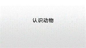 冀教版一年級上冊科學8認識動物公開課課件（福建江老師縣級優課）.pptx