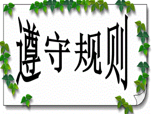 部編版八年級上冊道德與法制3.2遵守規則教學課件.ppt