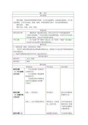 北師大版八年級上冊物理4.2《樂音》教案（李老師公開課作品）.doc