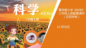 青島版三年級上冊科學15.《浮與沉》教學課件.ppt