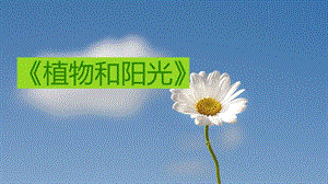 青島版二年級(jí)上冊(cè)科學(xué)10.植物和陽(yáng)光教學(xué)課件.pptx