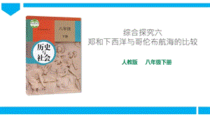 人教版八年級下冊歷史與社會綜合探究六 鄭和下西洋與哥倫布航海的比較 課件.ppt