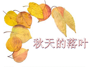 嶺南版三年級下冊英語15《秋天的落葉》課件（廣東縣級優課）.pptx