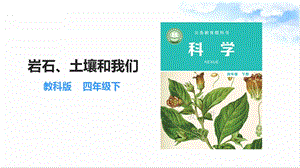 教科版四年級(jí)下冊(cè)科學(xué)3.8巖石、土壤和我們 課件.ppt