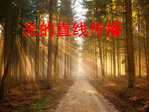 人教版八年級上冊物理4.1《光的直線傳播》課件（河南部級優課）.pptx