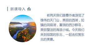 人教部編版三年級(jí)上冊(cè)語(yǔ)文（教學(xué)課件）20.美麗的小興安嶺.pptx