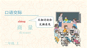 人教部編版二年級上冊語文（教學(xué)課件）口語交際 商量.pptx