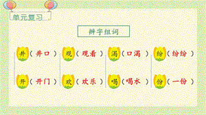 人教部編版二年級上冊語文（教學課件）語文園地五.pptx