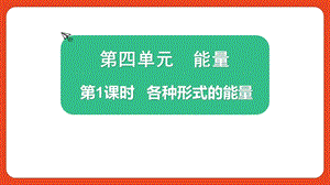 2021新版教科版版六年級上冊科學4.1 各種形式的能量-課件（教學）.pptx