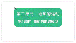 2021新版教科版版六年級上冊科學2.1我們的地球模型-課件（教學）.pptx