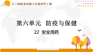 青島版六年級(jí)上冊(cè)科學(xué)6.22《安全用藥》課件（新版）.pptx