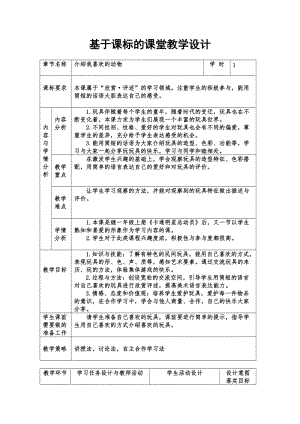 人美版一下美術14.介紹我喜歡的玩具莎-教案（夏老師公開課教學設計）.doc