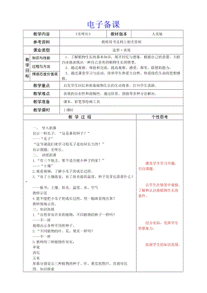 人美版一下美術2.長呀長-教案（葛老師公開課教學設計）.doc