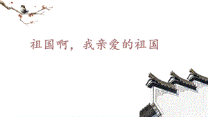 人教部編版九下語文1祖國啊我親愛的祖國課件（浙江部級公開課）.pptx