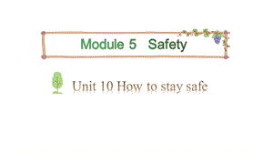 教科版五年級下冊英語課件-Module5SafetyUnit10HowtostaysafePeriod2(共12張PPT).pptx