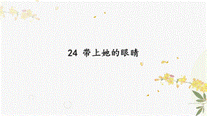 人教部編版（54制）七年級下冊語文24 帶上她的眼睛 教學課件.pptx