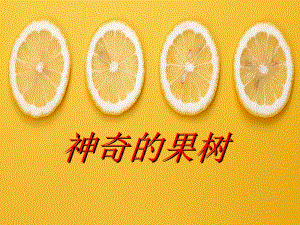 桂美版一年級上冊美術《神奇的果樹》課件.ppt
