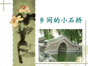 桂美版五年級上冊美術《鄉間的小石橋》課件.ppt
