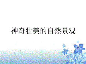 桂美版五年級上冊美術《神奇壯美的自然景觀》課件.ppt