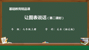 湘美版七年級上冊美術第6課《讓圖表說話》第2課時精品課課件.pptx